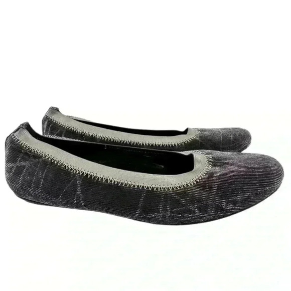 Vaneli womens flats size 7.5 N pewter ballet metallic balletcore - Picture 12 of 12